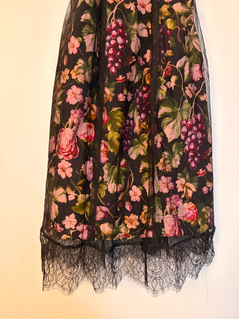 Anthropologie Maeve Floral Fruit Mesh Slip Dress - XXS - Picture 7 of 16